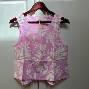 Last Chance!! Women’s Canopy Linen Blend Tulip Back Tank